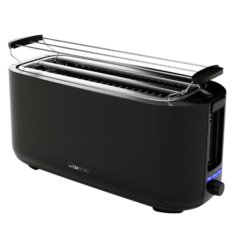 Tostador Clatronic 2 ranuras 1400W Negro TA3802 - Nuevo
