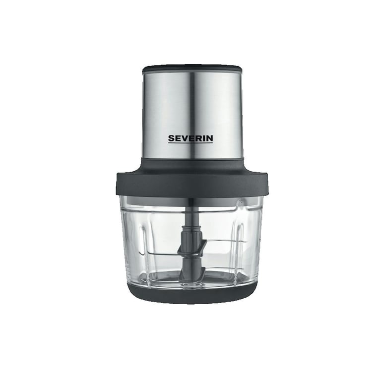 Robot multiusos Severin KM3866, 1L, Negro mate/Acero inoxidable pulido - Nuevo