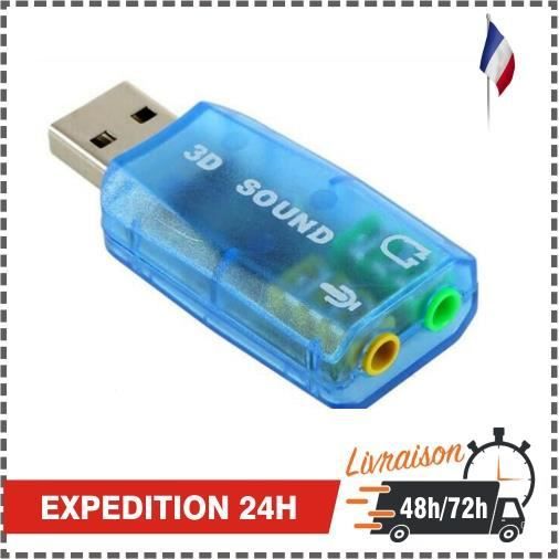 ISONIX 5.1 USB Audio Adapter (Micro/Headphones 3D)