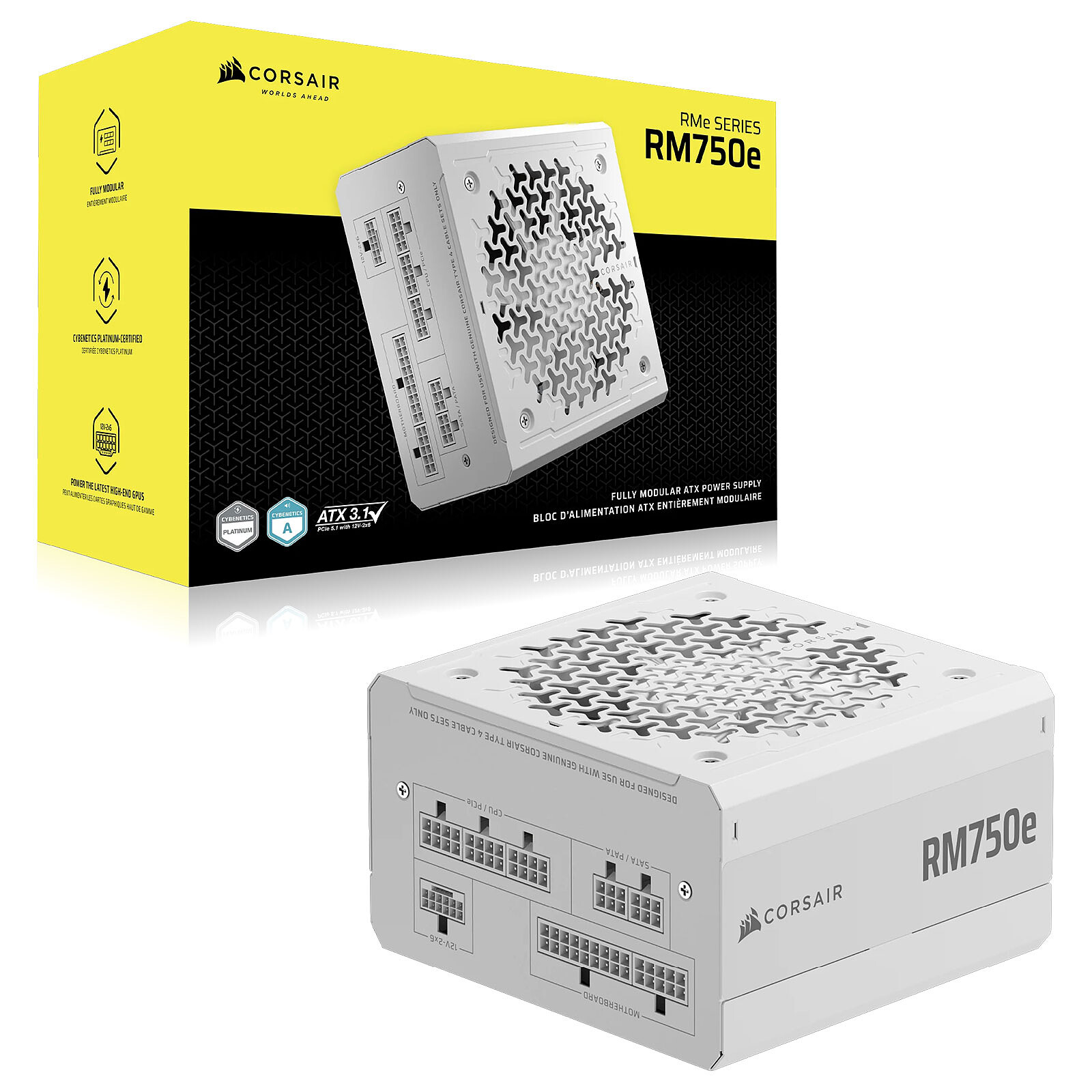 Corsair RM750e (2025) - White 