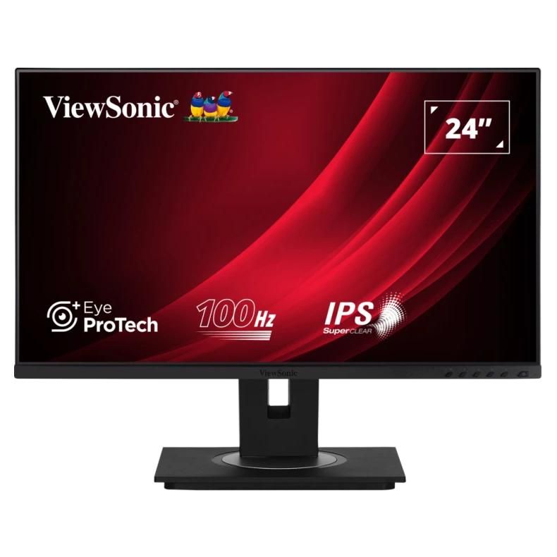 ViewSonic VG2448a-2 - 24" LED Monitor - Full HD 1080p at 60Hz - IPS - 250 cd/m² - 1000:1 - 5ms - HDMI, VGA, DisplayPort - Speakers