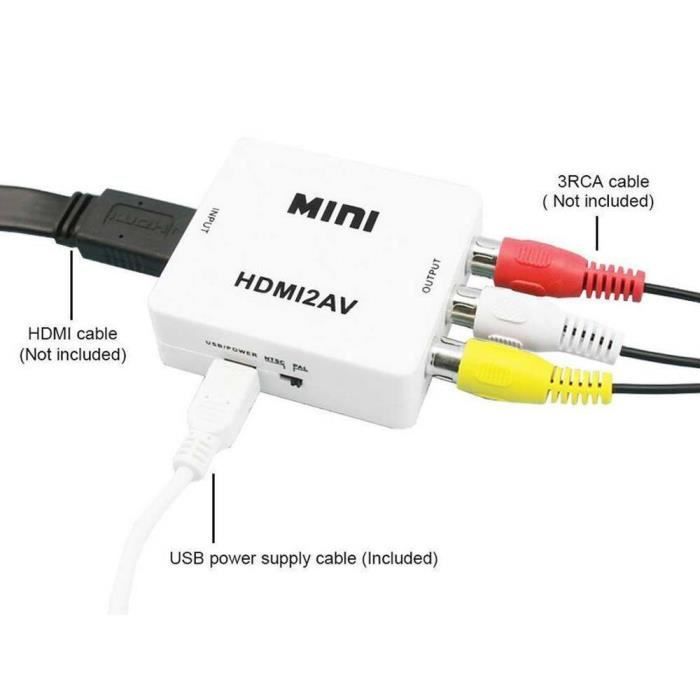Convertidor ALPEXE HDMI a RCA