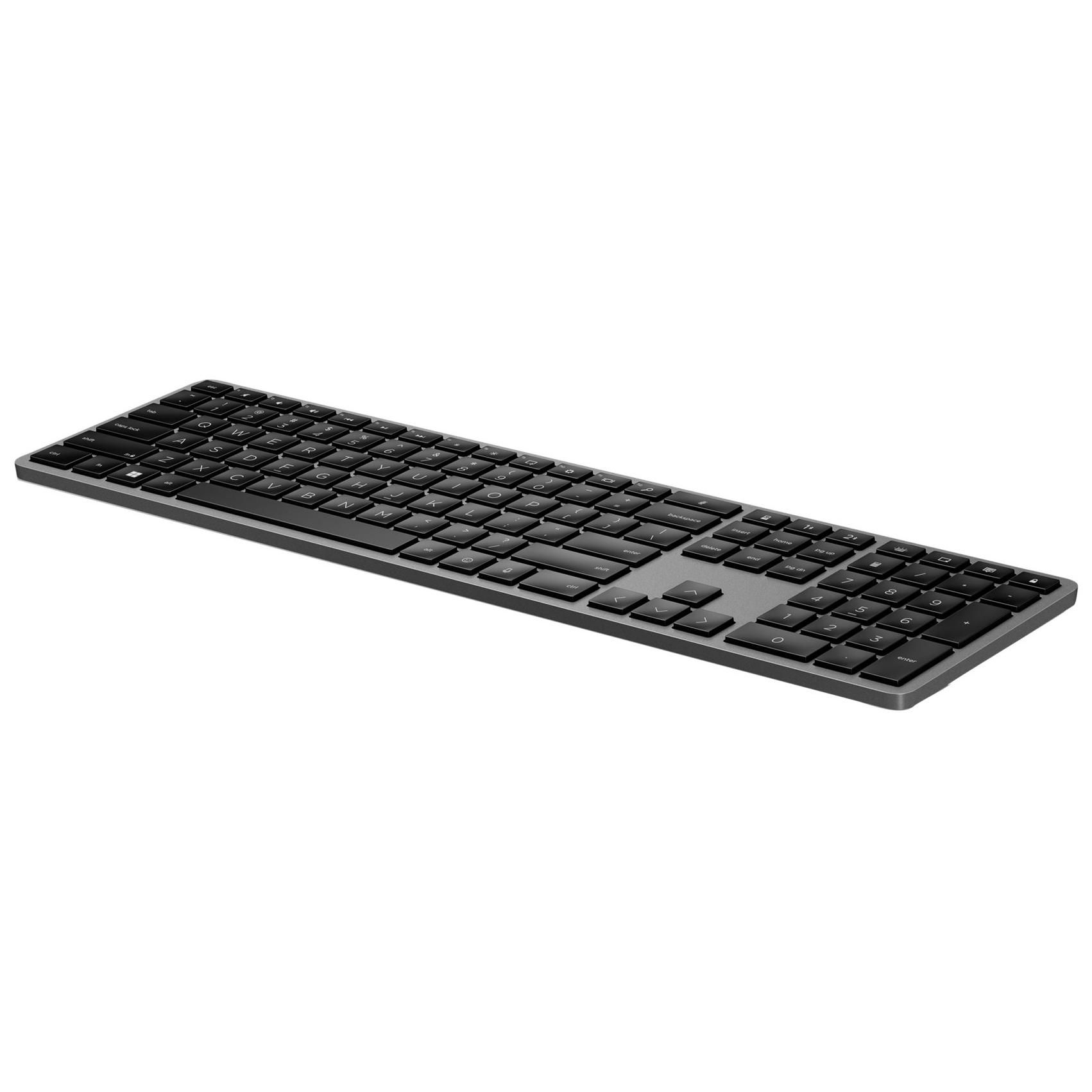 HP Dual Mode 975 Wireless Keyboard with Bluetooth and Backlighting