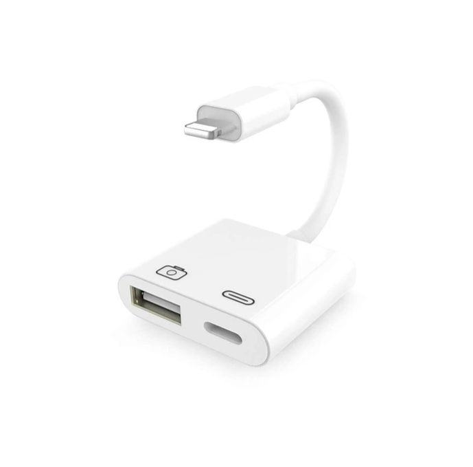 Adaptateur caméra Swissdeer Lightning vers USB 3 Convertisseur OTG 2 en 1
