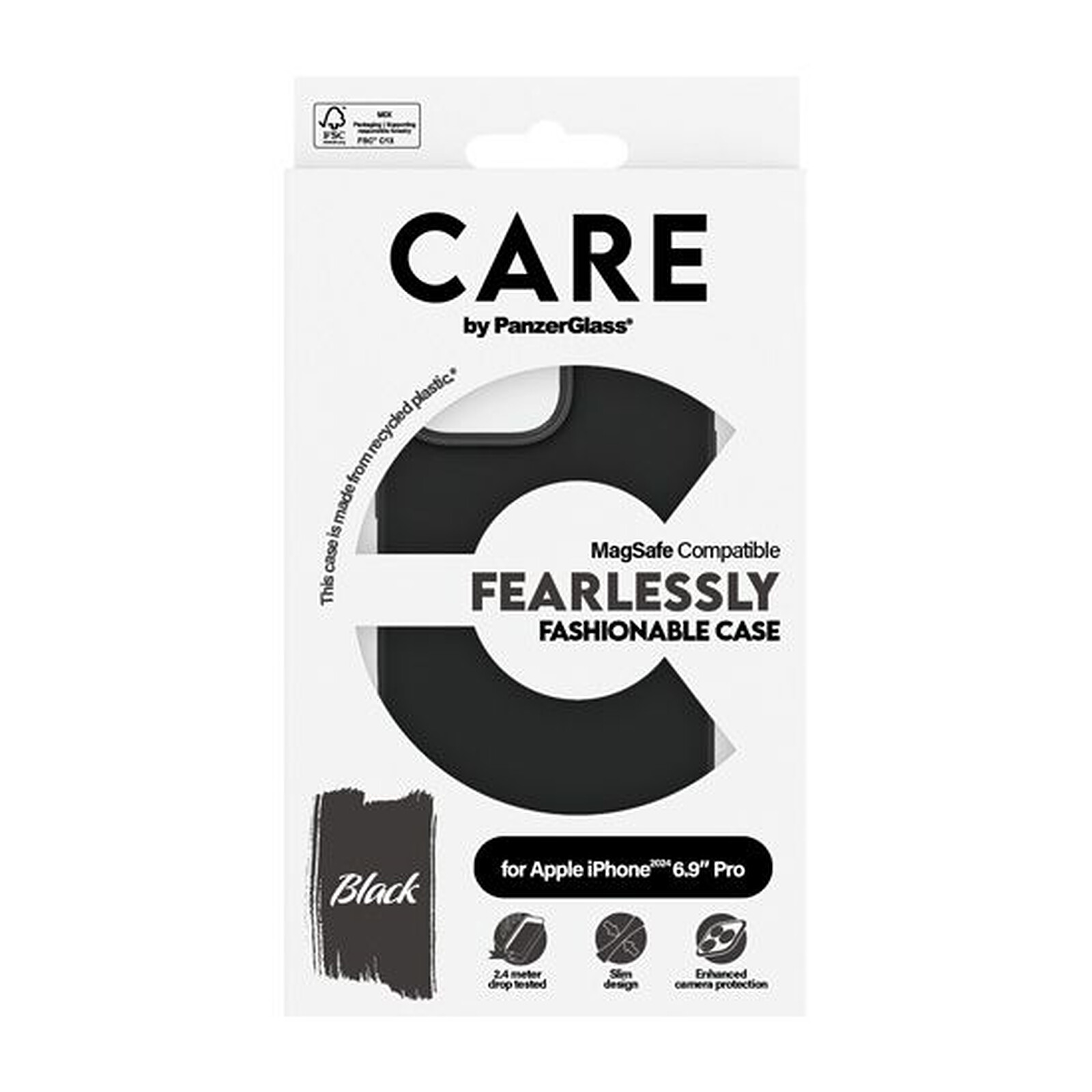 PanzerGlass Fashion Case iPhone 16 Pro Max Black