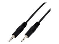 Cable de audio MCL Samar - 2 m estéreo minijack a minijack