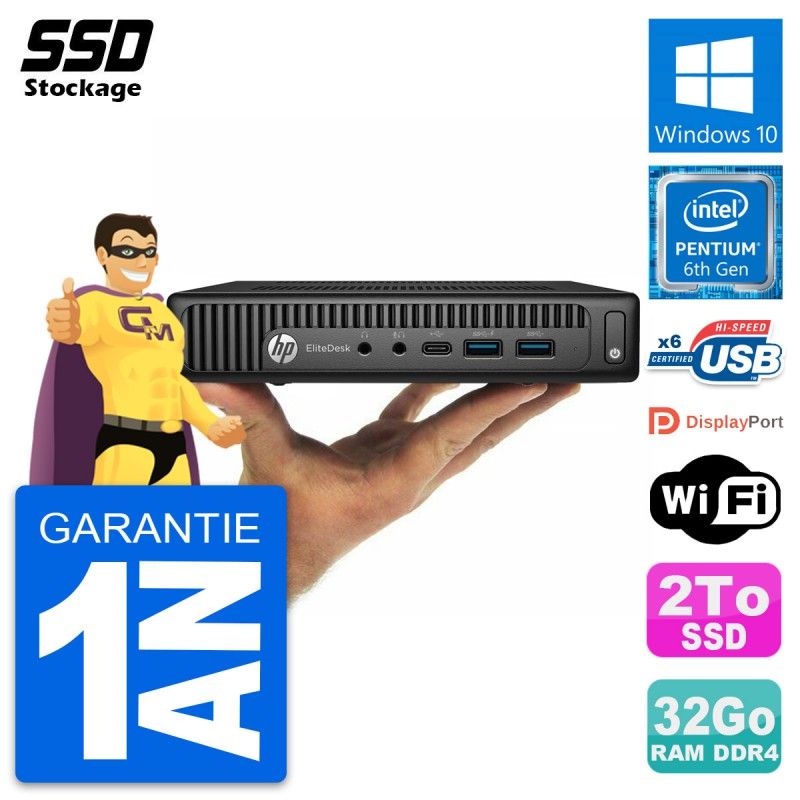 HP Ultra Mini PC 800 G2 DM