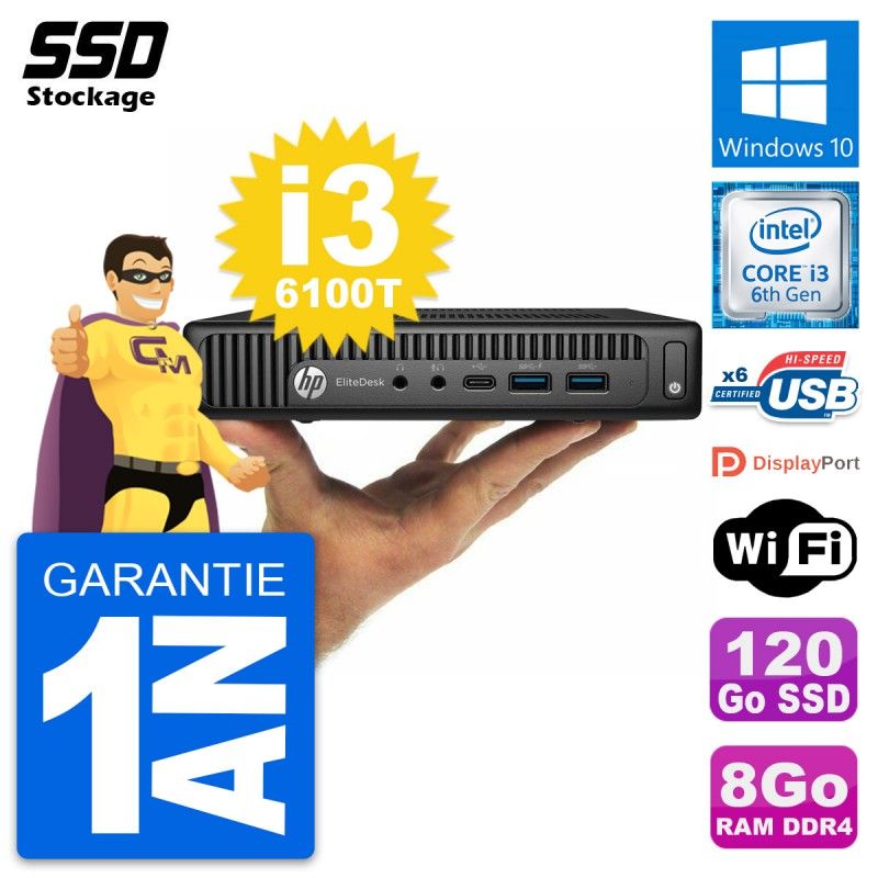 HP Ultra Mini PC 800 G2 DM