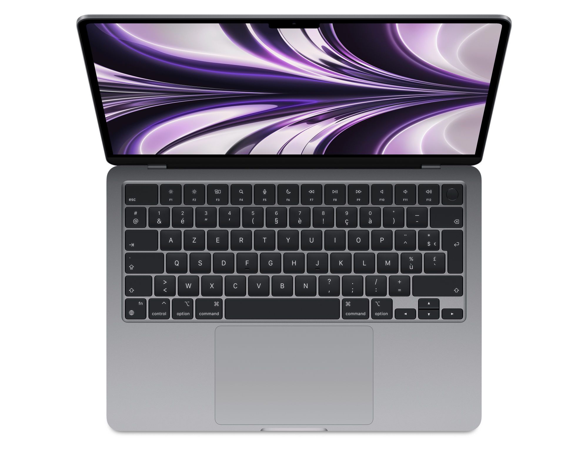 Apple MacBook Air MLXW3FN/A - Mid 2022 - 13.6-inch M2 with 8GB RAM and 256GB SSD - Grey AZERTY