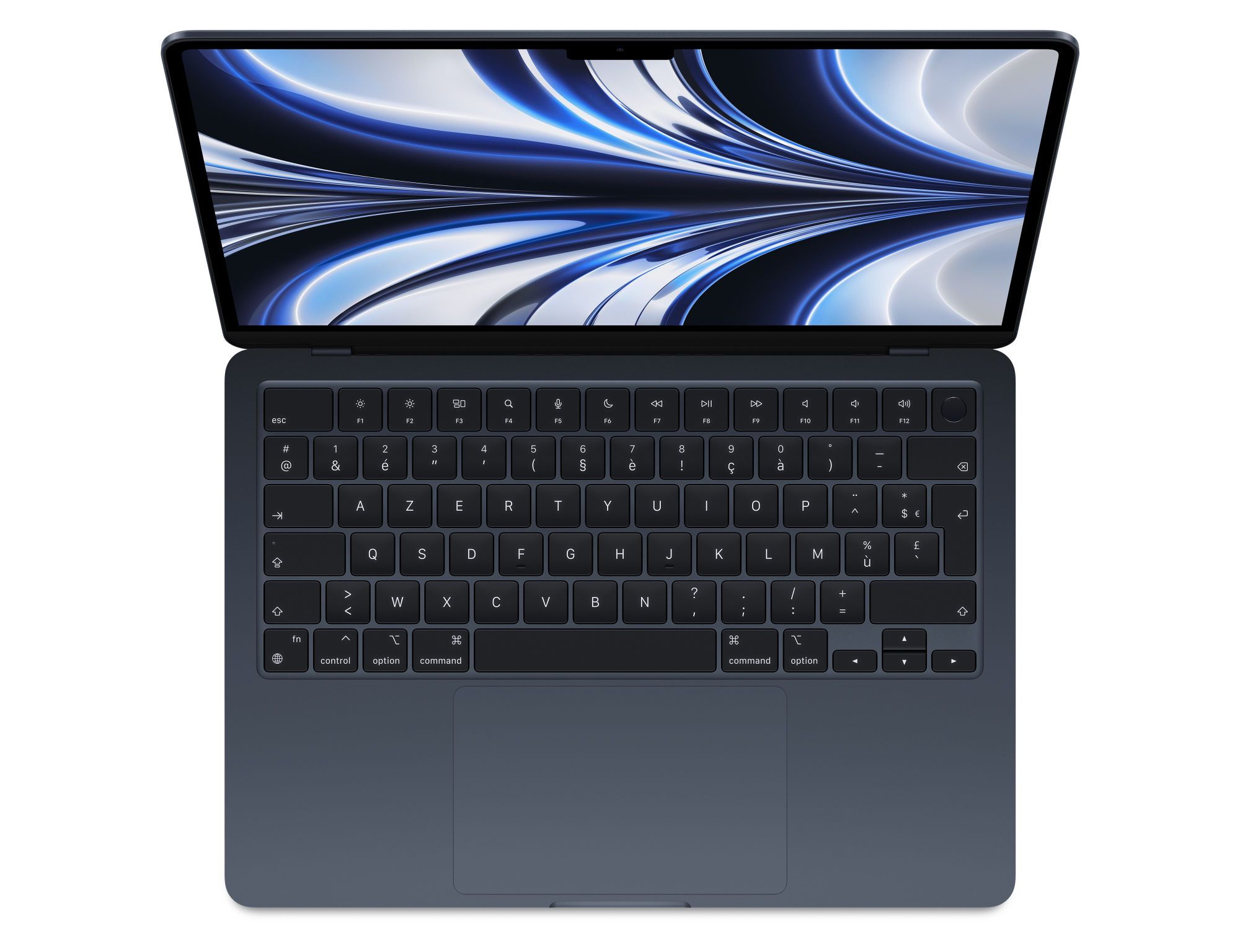 Apple MacBook Air MLY33FN/A - Mid 2022 - 13.6-inch M2, 8GB RAM, 256GB SSD, Apple M2 8-core - AZERTY Black
