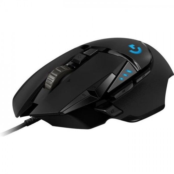 Ratón de juego cableado Logitech G502 HERO - Negro