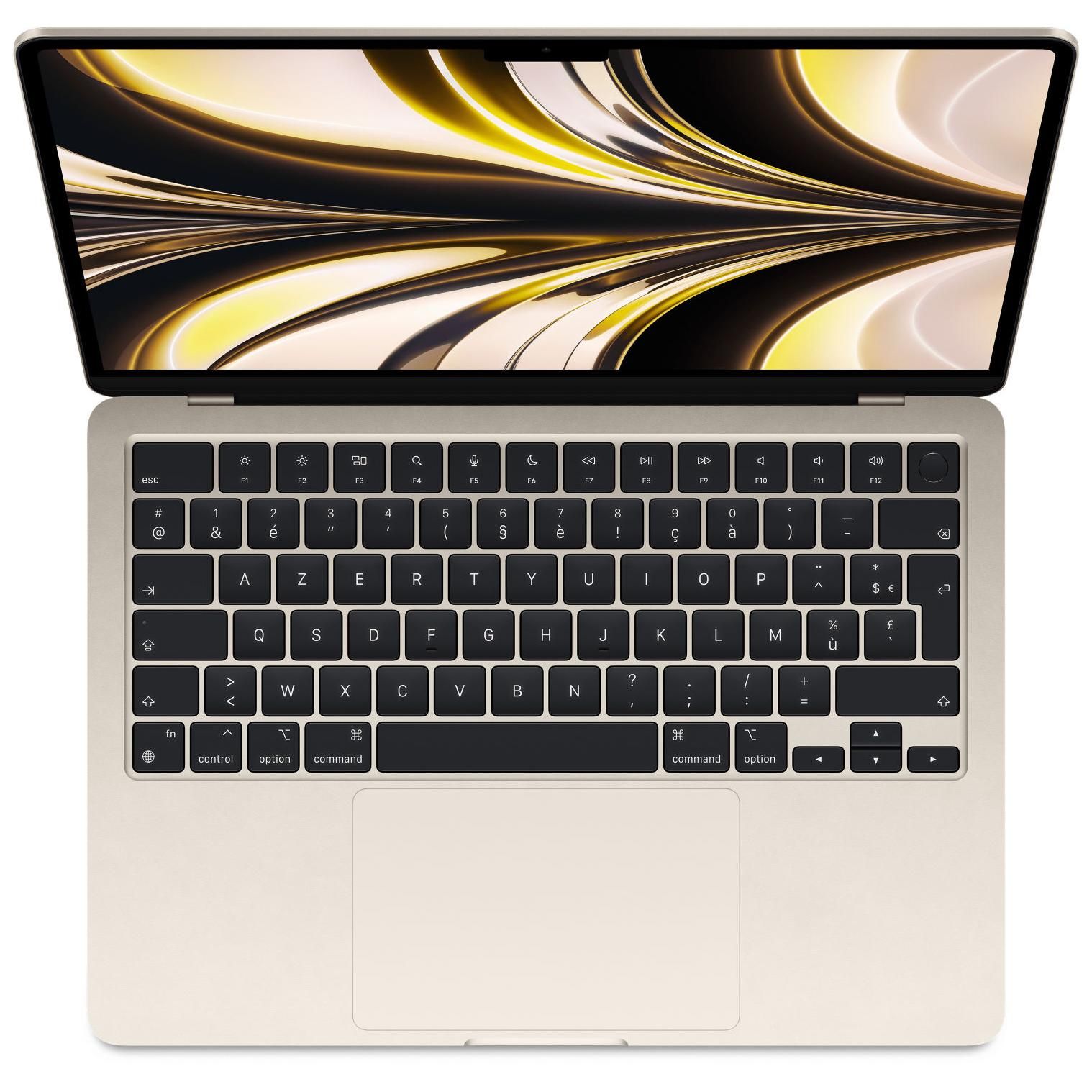 Apple MacBook Air MLY23FN/A - Mid 2022 - M2 8GB RAM 512GB SSD Star Light Azurey (AZERTY Keyboard)