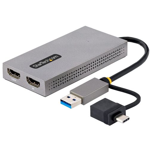 Adaptador USB a Doble HDMI de StarTech