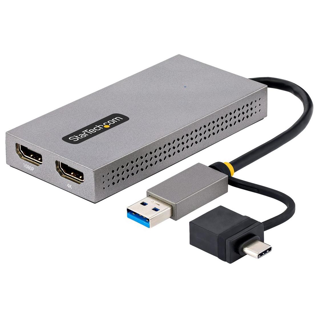 Adaptador USB a Doble HDMI de StarTech