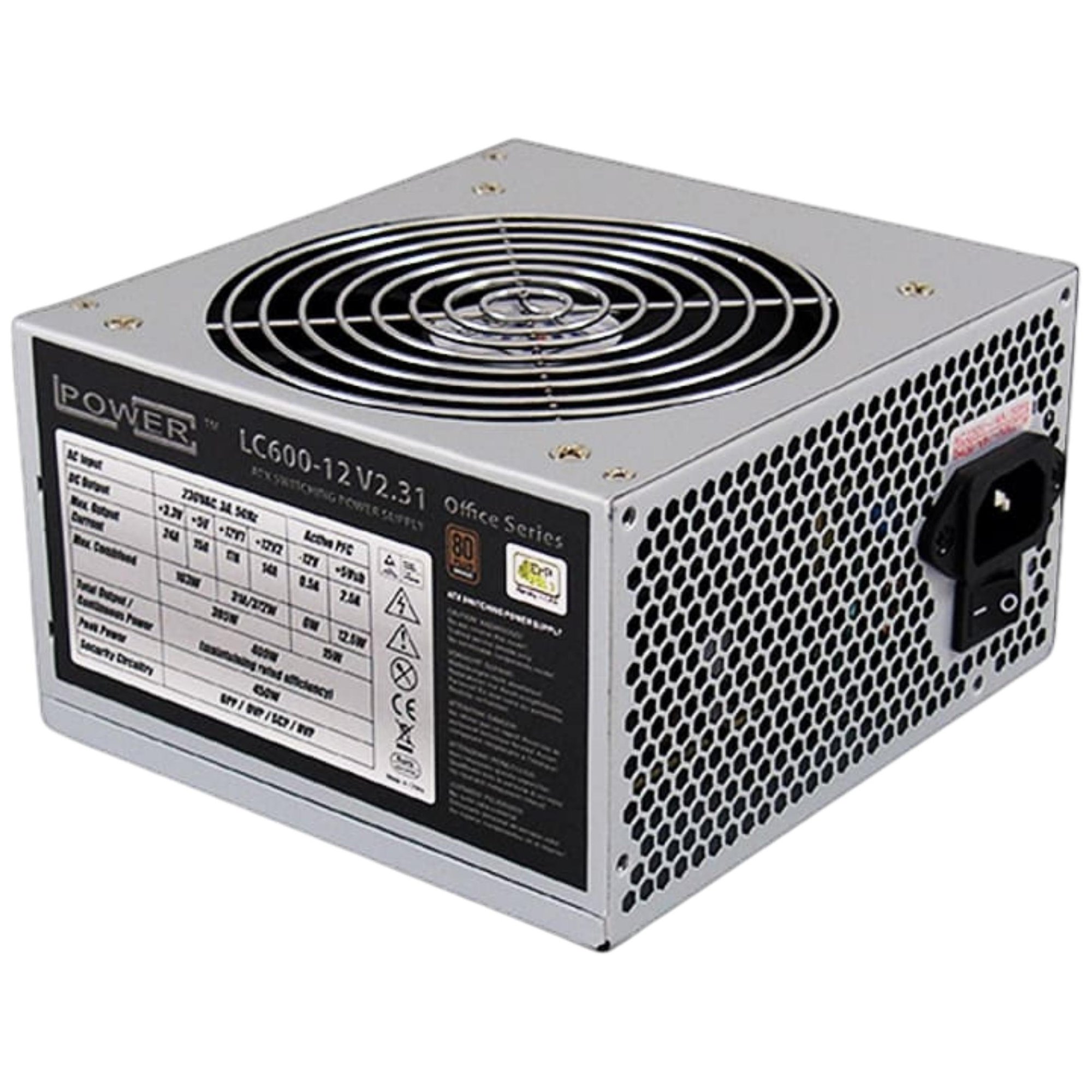LC Power LC600-12 V2.31 400W ATX Power Supply Unit