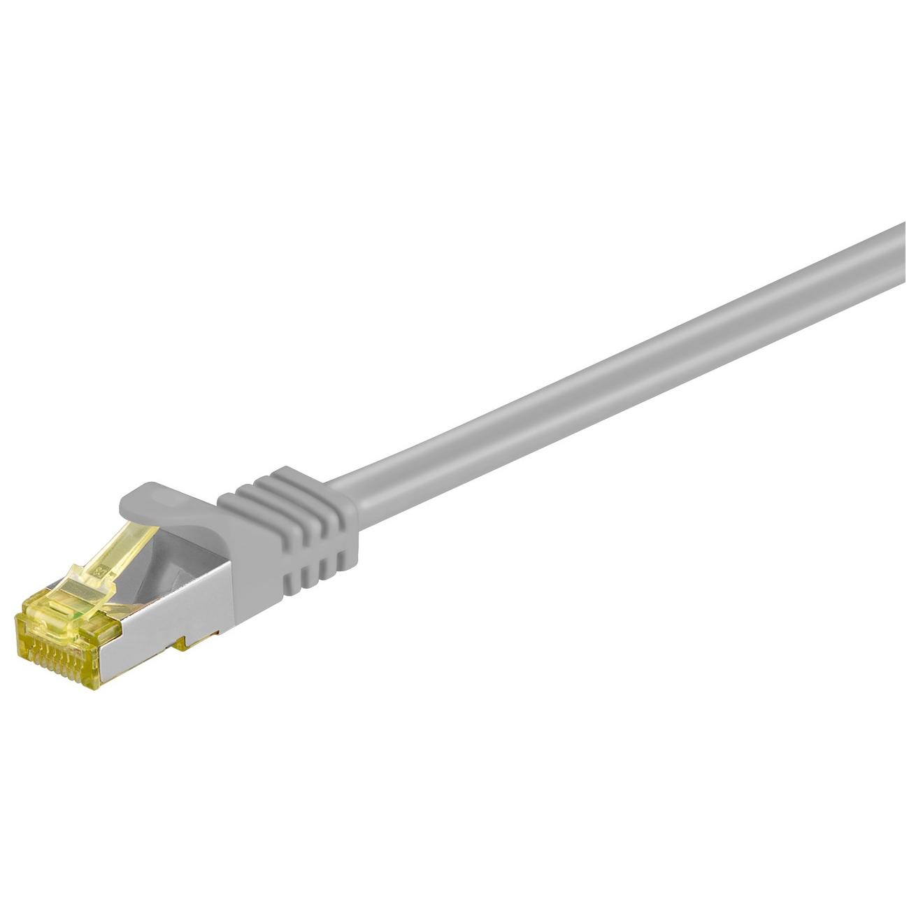 Goobay 91594 Network Cable, 1.5m Cat7 S/FTP (S-STP) - Grey