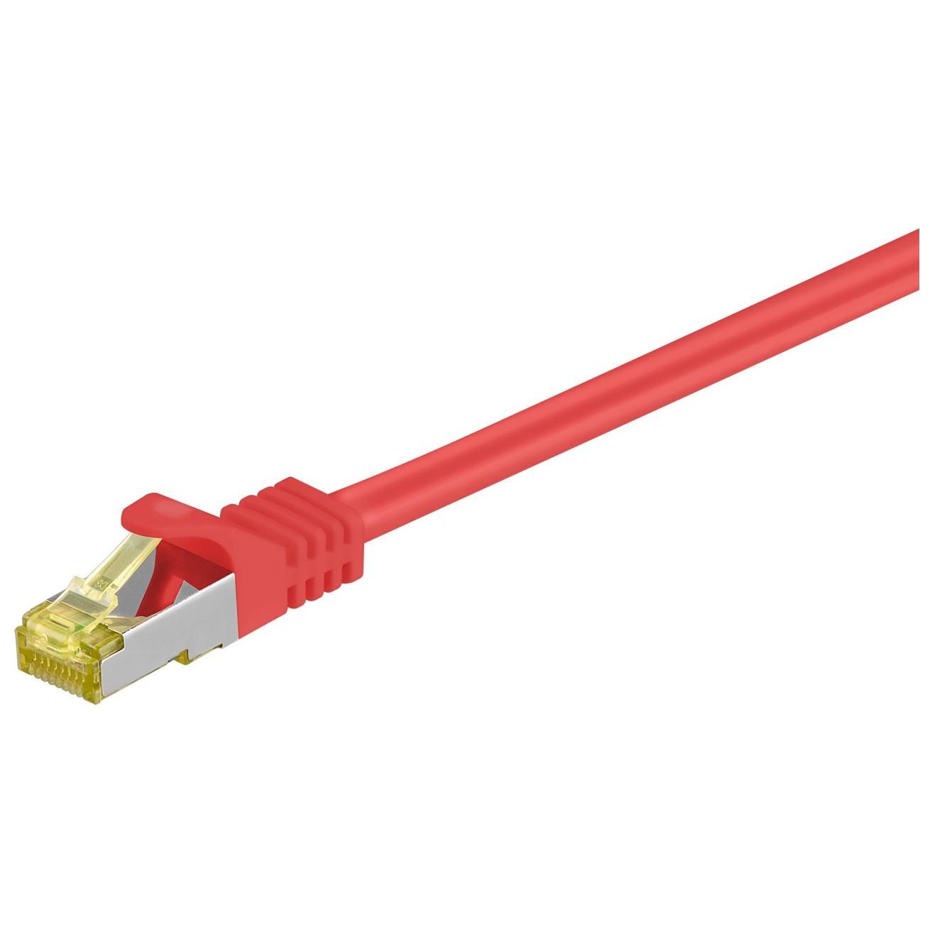 Goobay 91598 Network Cable, Red, 1.5m Cat7 S/FTP (S-STP)