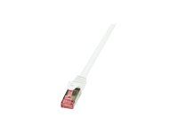 LogiLink 0.25m Cat6 S/FTP Network Cable - White