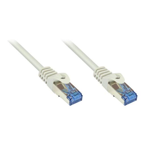 ALCASA Elektronik CAT 6a RJ-45 Cable, 15m, Grey