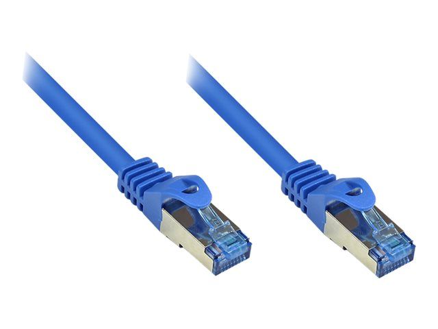 ALCASA Elektronik RJ-45 (M) to RJ-45 (M) Cable - 7.5m - CAT 6a - SFTP, PiMF - Blue