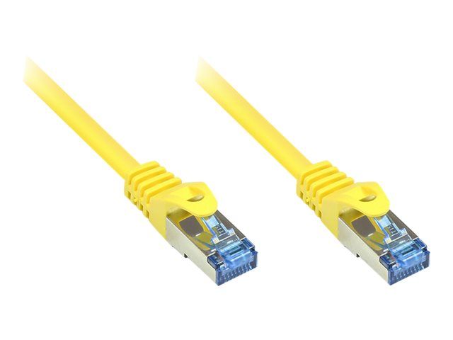 ALCASA Elektronik RJ-45 Cable - 7.5m, Cat6a, SFTP, Yellow