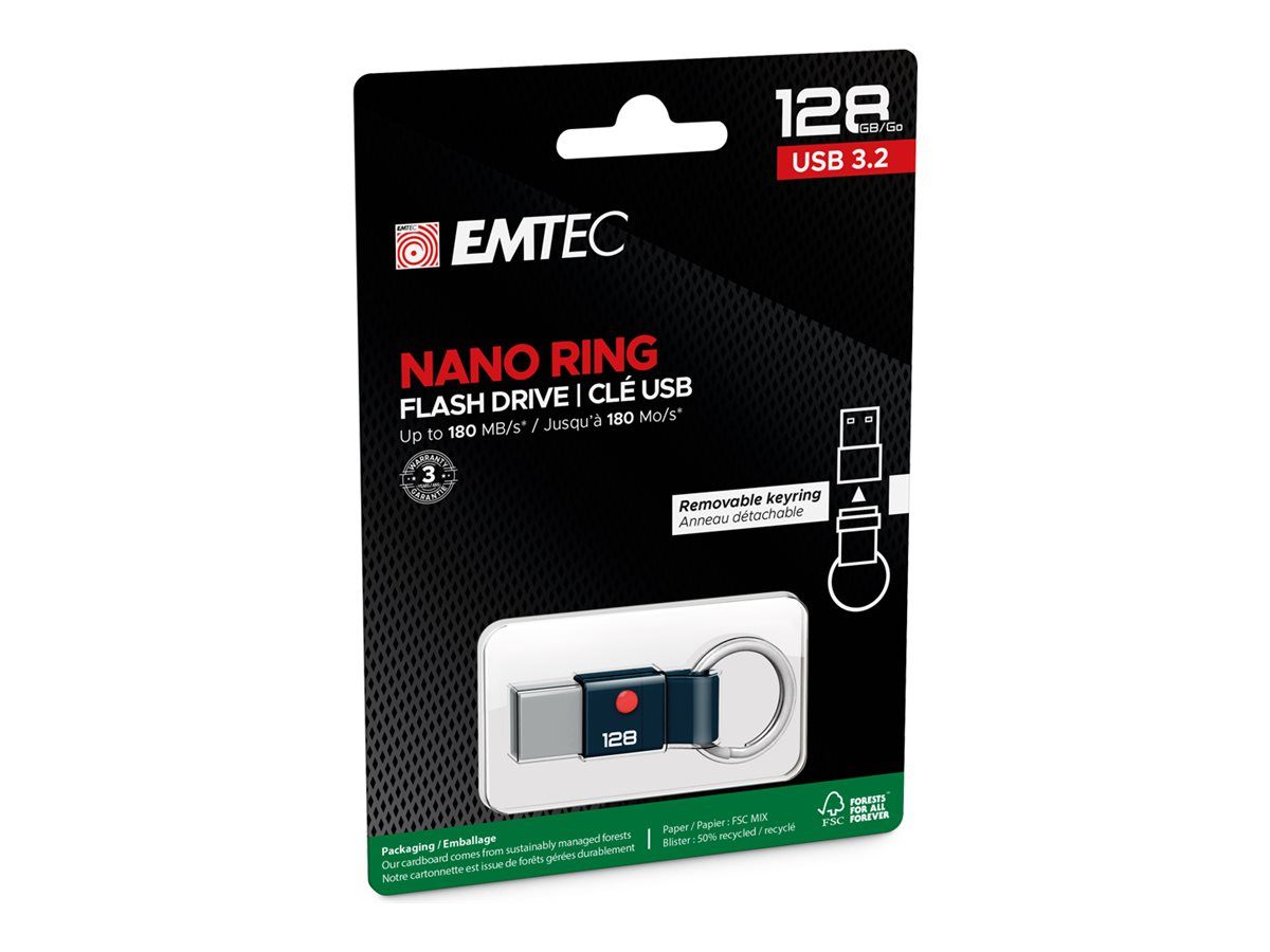 Dexxon T100 Nano Ring USB Drive - 128GB - USB 3.2 Gen 1