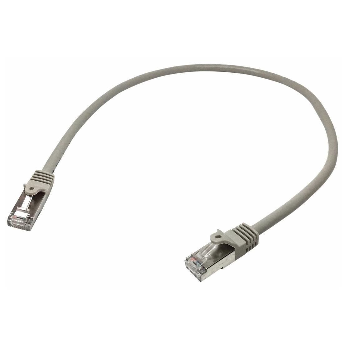 Startech 50cm CAT6 Ethernet Cable, 10GB Shielded Snagless RJ45 PoE Patch Cord, Grey