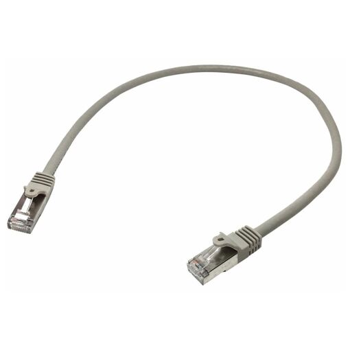 Startech 50cm CAT6 Ethernet Cable, 10GB Shielded Snagless RJ45 PoE Patch Cord, Grey