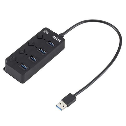 Nilox 4-Port USB 3.0 Switch