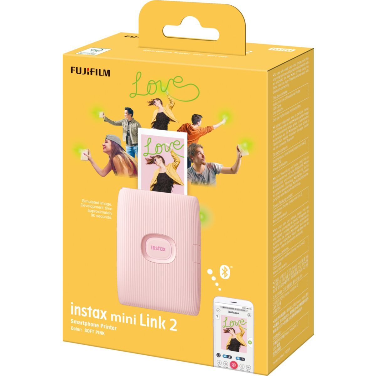Fujifilm Instax Mini Link 2 Printer - Soft Pink