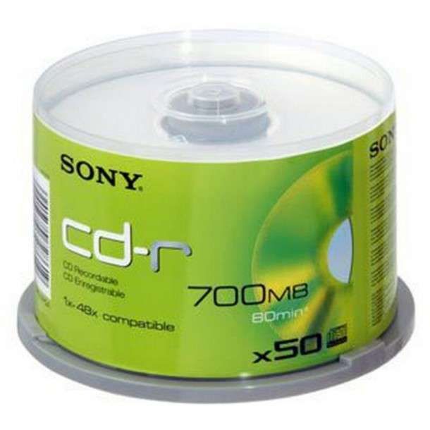 Sony 50CDQ80NSPMD 50-Pack CD-R Spindle