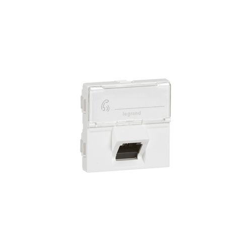 LEGRAND Mosaic RJ45 6A STP Angle 45 Degree Plug, 2m