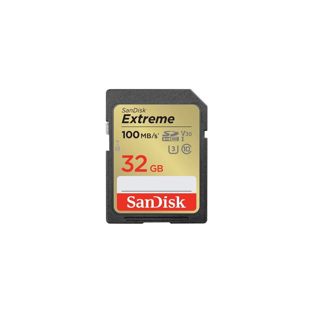 Tarjeta de memoria flash SanDisk Extreme PLUS 32 GB UHS-I U3 / Clase 10 SDHC