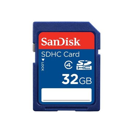 SanDisk SDHC Flash Memory Card 32GB Class 4