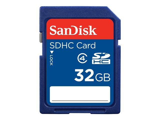 SanDisk SDHC Flash Memory Card 32GB Class 4