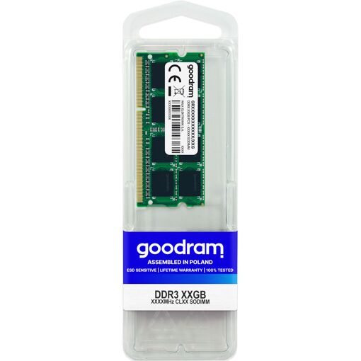Módulo de memoria Goodram 8GB DDR3 SO-DIMM 1x8GB 1600MHz (GR1600S364L11/8G)