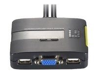 Digital Data Communications KVM-0223 - Screen, Keyboard, Mouse, Audio Switch - 2 x KVM/Audio - Desktop