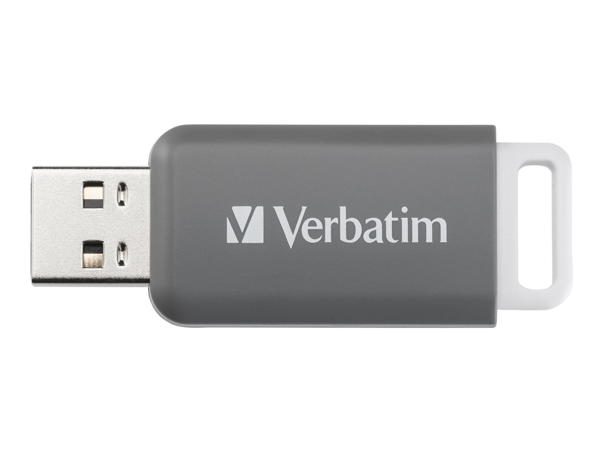Unidad flash Verbatim DataBar - 128 GB - USB 2.0 - Gris