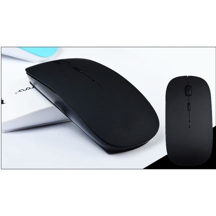 Adtobast Wireless Mouse 2.4GHz with USB Receiver (Black)