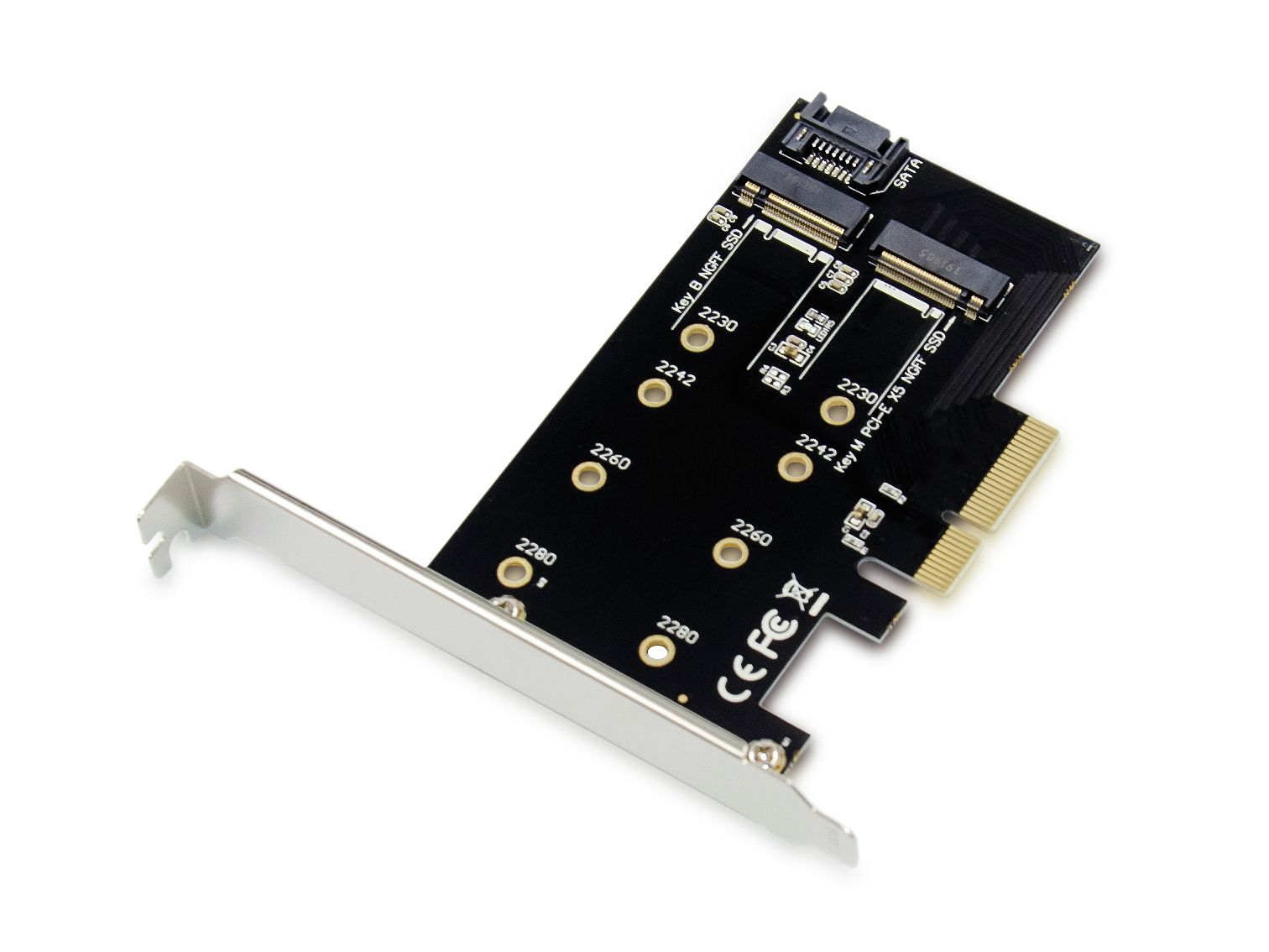 Conceptronic Emrick PCIe SSD M.2 2-in-1 Adapter