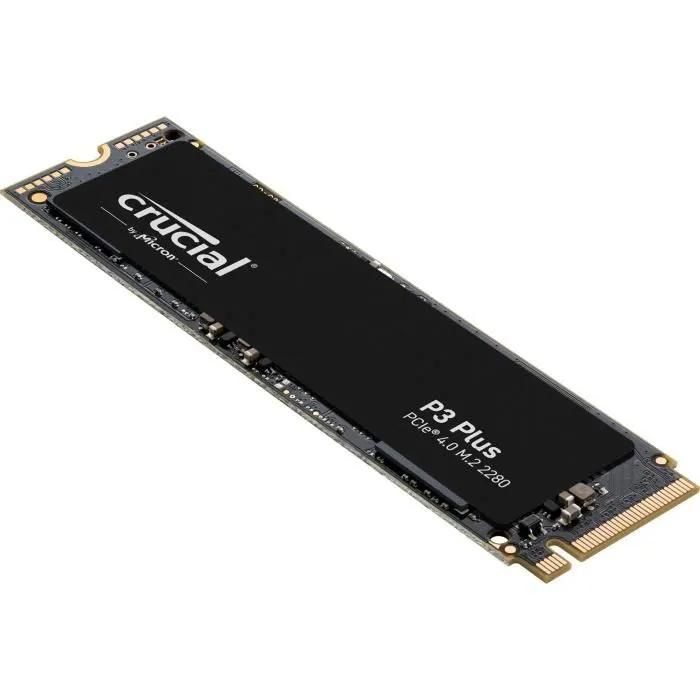 Micron Technology P3 Plus SSD - 2TB - Internal - M.2 2280 - PCIe 4.0 (NVMe)