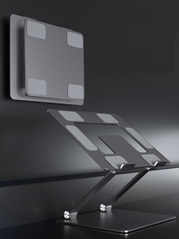 QUMOX Laptop Stand, Adjustable Computer Riser for MacBook Pro/Air and Dell, HP, Samsung, Lenovo Laptops 10-17"