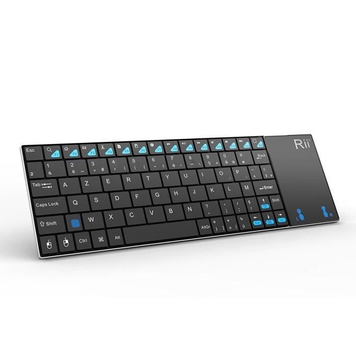 Rii K12 Ultra-Thin 2.4GHz Wireless Mini Keyboard (AZERTY)