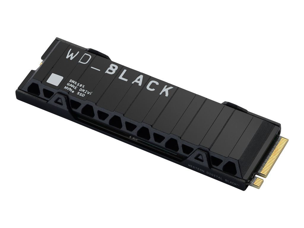 Western Digital Black SN850X NVMe SSD - 1TB - M.2 2280 - PCIe 4.0 (NVMe) - Integrated Heat Spreader - Black