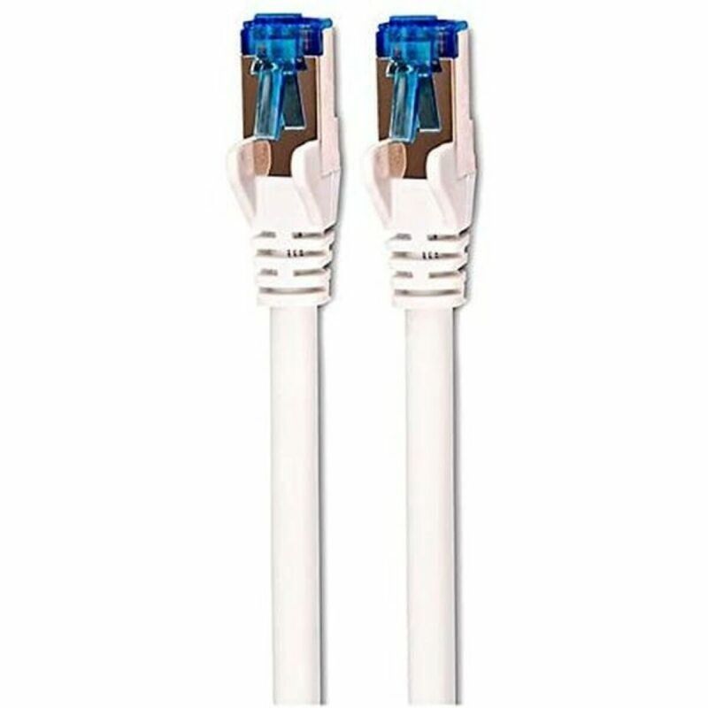 Dcu Cat6a STP Cable, Blue/White, 10m