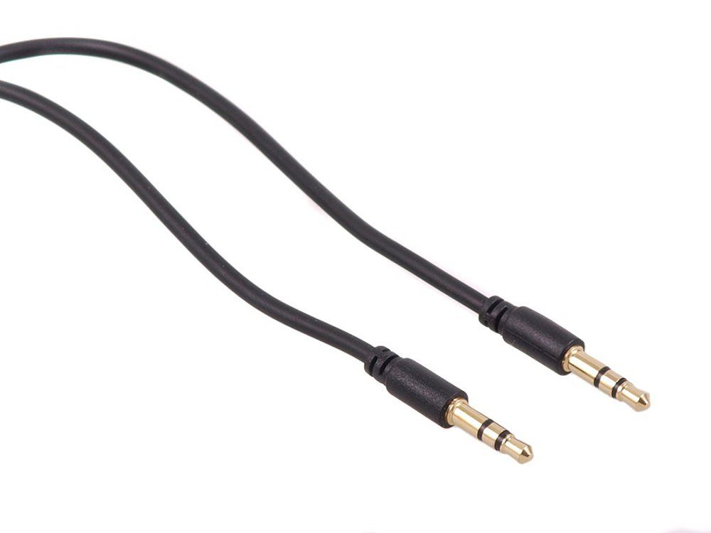 Maclean Energy 3.5mm Audio Jack Cable, 1.5m (Black)