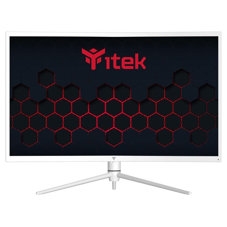 ITek 27" Quad HD LED White Computer Monitor