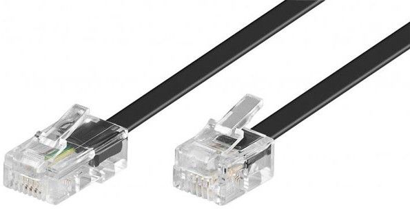 Goobay RJ11 to RJ45 Cable - 3m (Black)