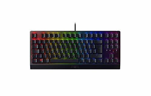 Teclado Razer Blackwidow V3 para juegos, USB, Disposición QWERTZ, Interruptor mecánico, Iluminación RGB, Negro