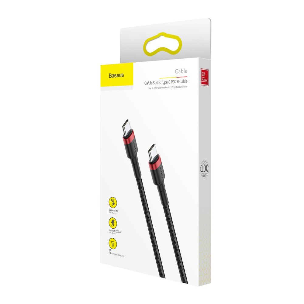 Baseus CATKLF-G91 USB-C Cable 1m Black